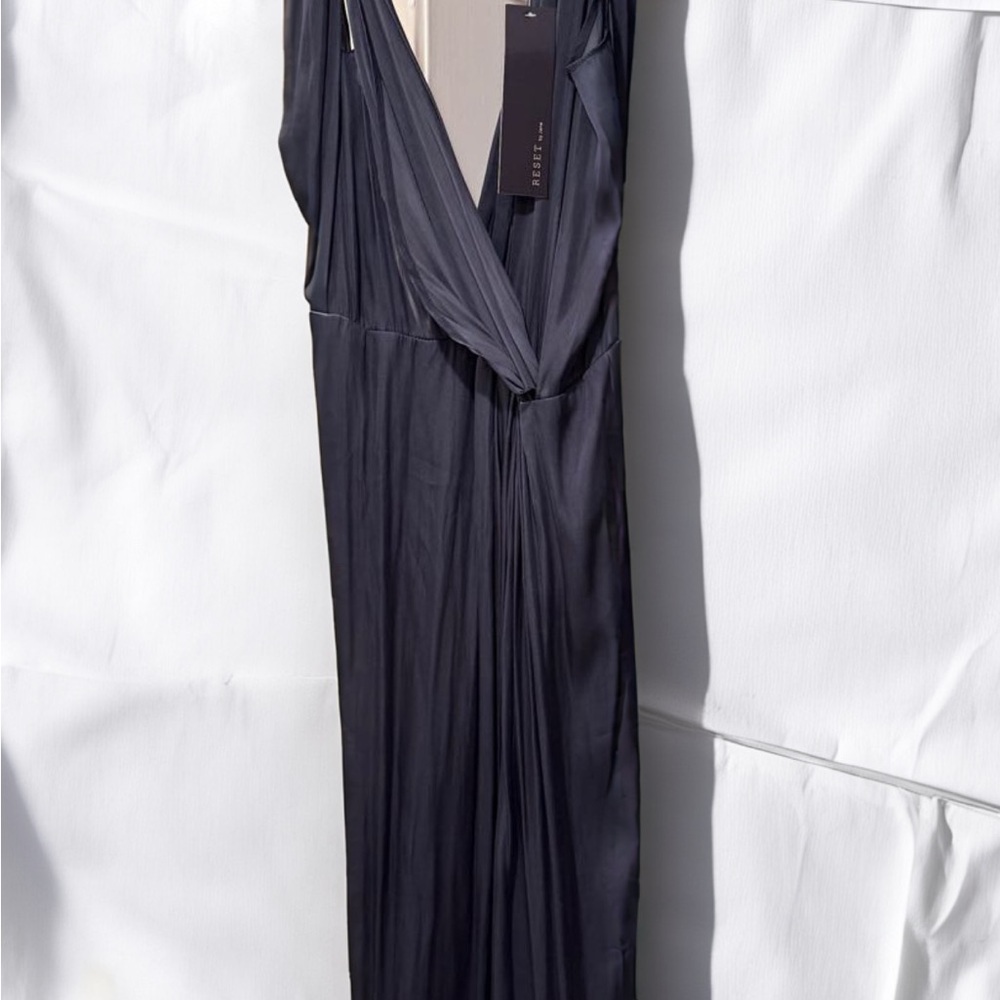 Elegant Navy Maxi Dress